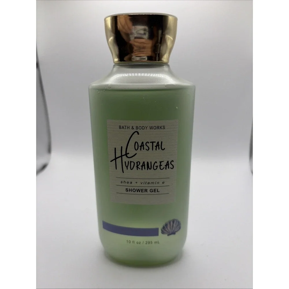 BATH & BODY WORKS COASTAL HYDRANGEAS SHOWER‎ GEL 10 FL OZ